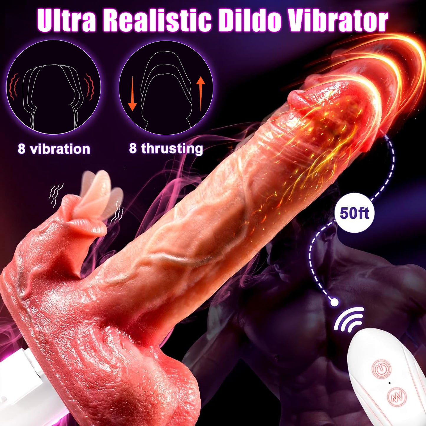 Realistic Dildo Vibrators BBD-525