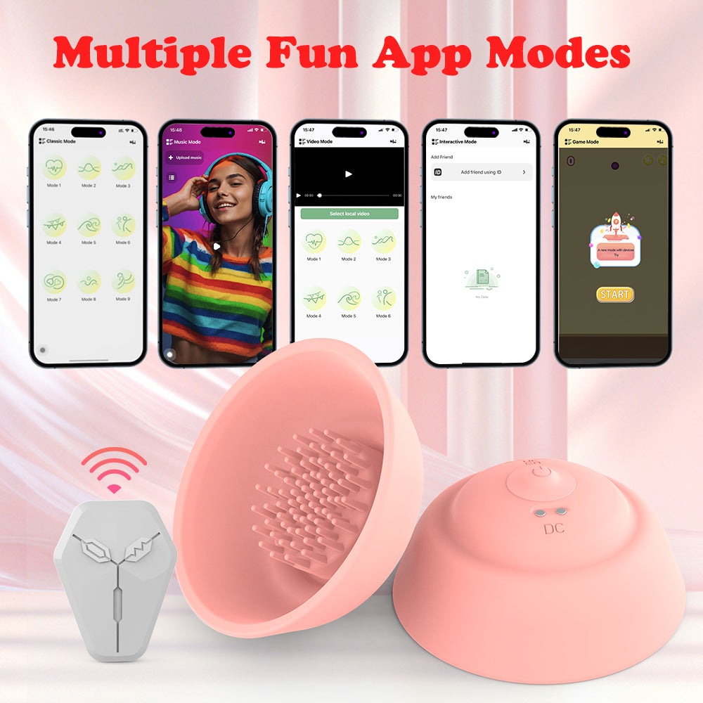 Smart Nipple Vibrators BBV-518