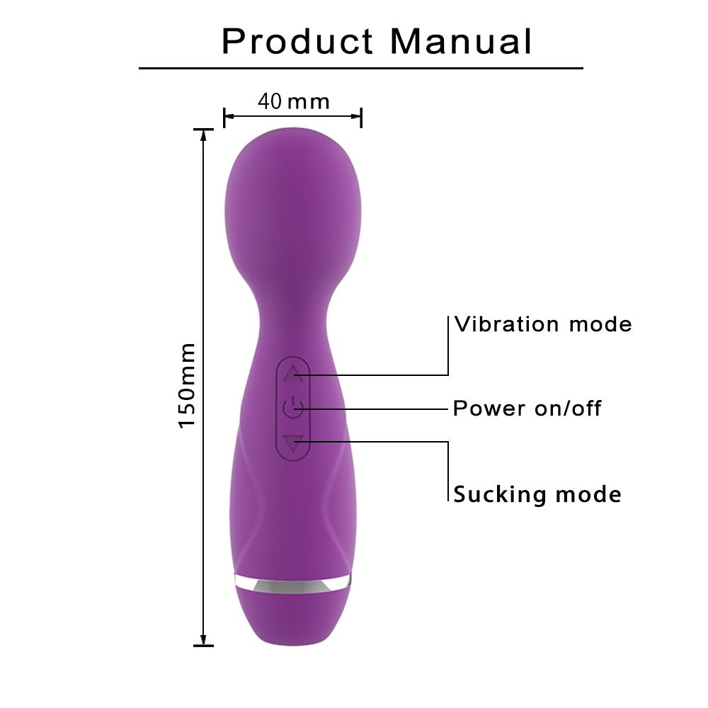 Sucking Vibrating Wand BAV-305