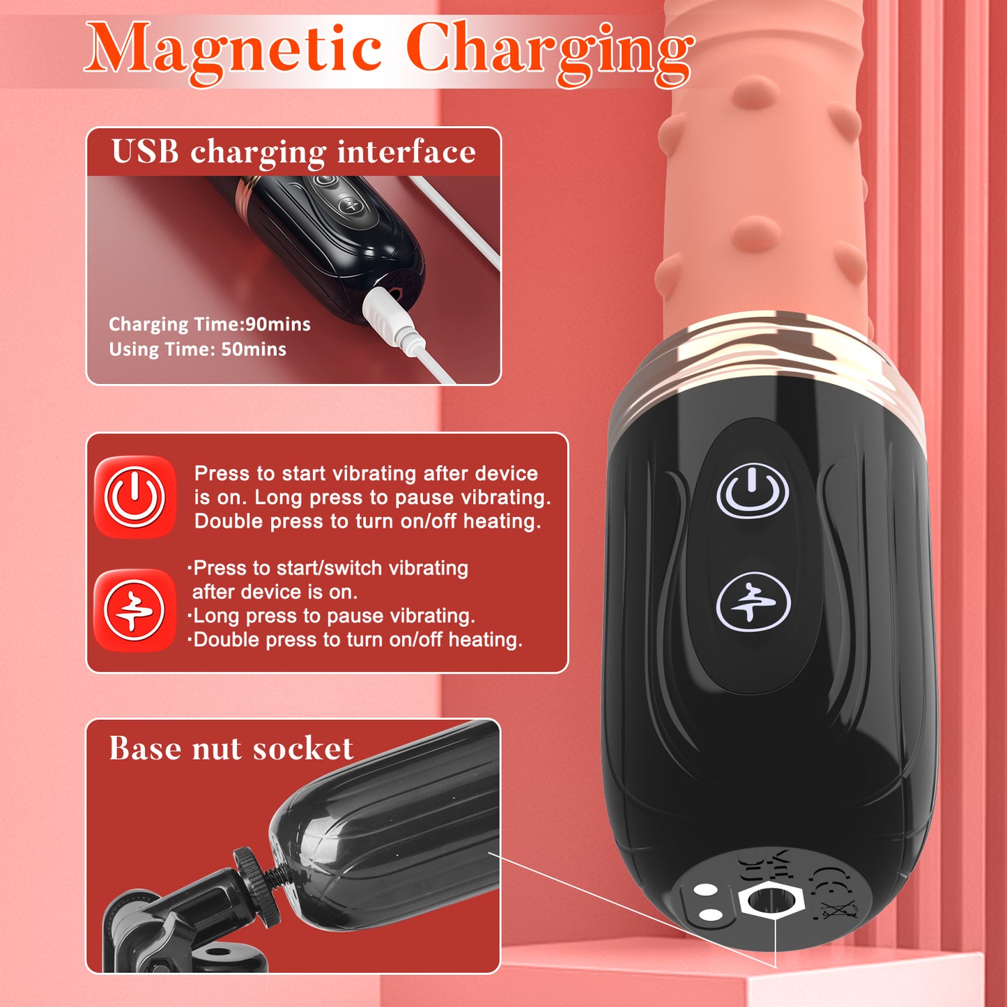 Realistic Dildo Vibrators BBD-504